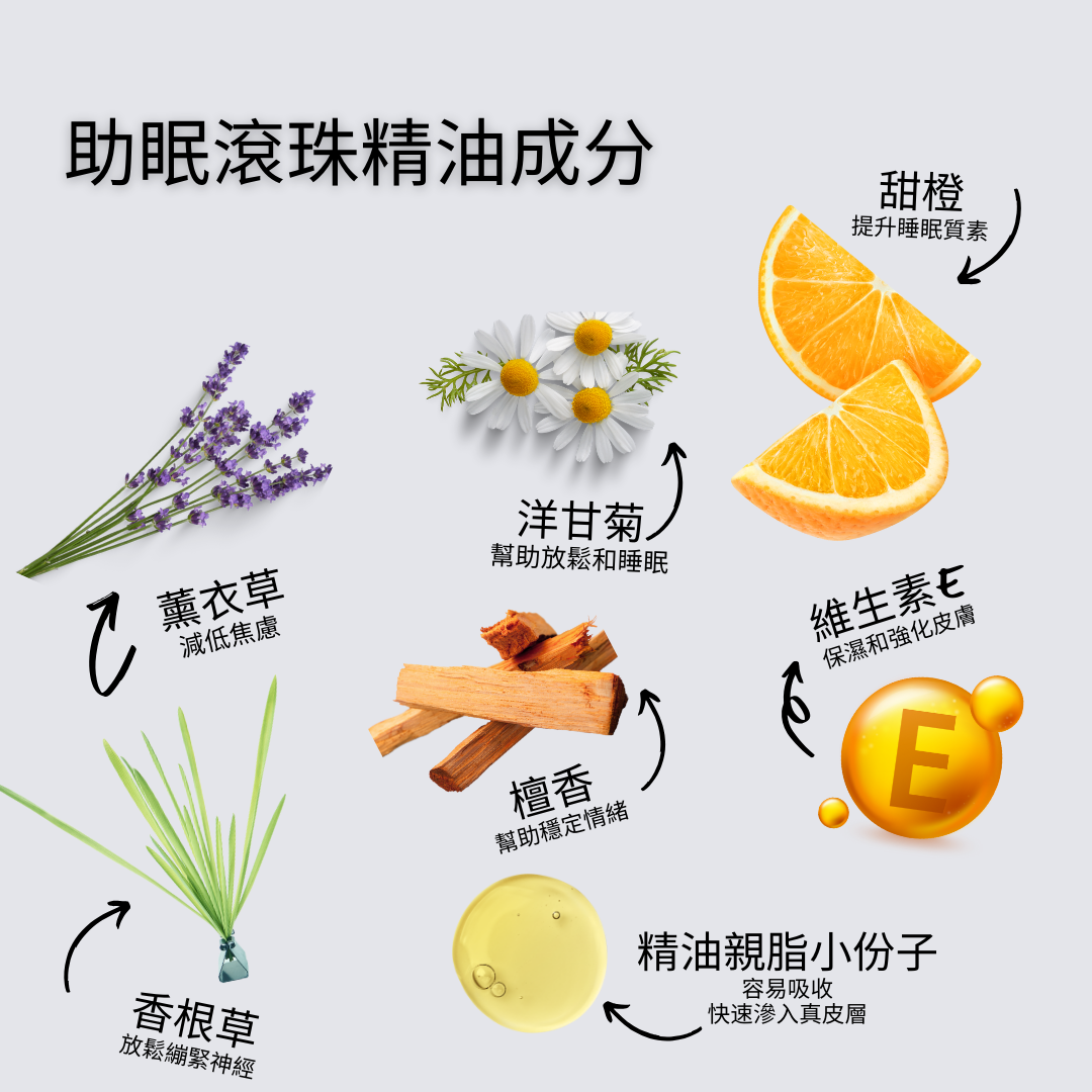 助眠滾珠香薰油 - 洋甘菊香味